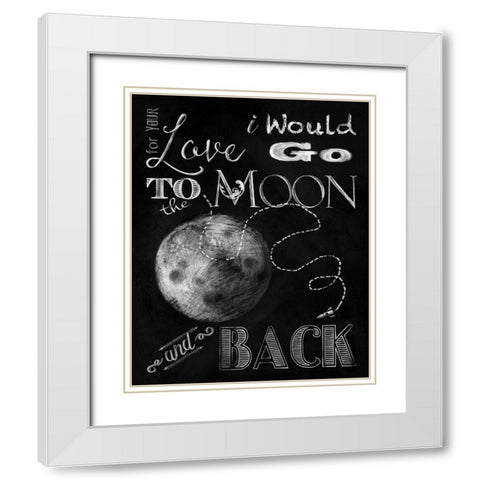 For Your Love White Modern Wood Framed Art Print with Double Matting by Lavoie, Tina