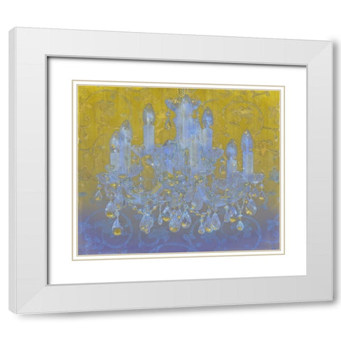 Champagne Ballroom White Modern Wood Framed Art Print with Double Matting by Lavoie, Tina