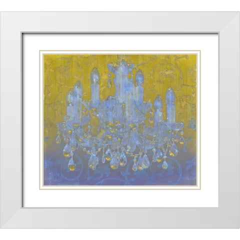 Champagne Ballroom White Modern Wood Framed Art Print with Double Matting by Lavoie, Tina
