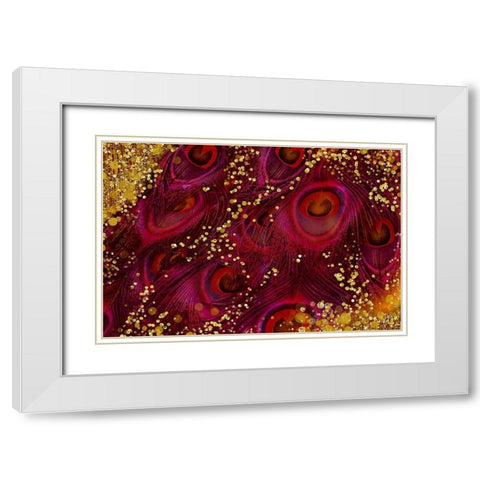 Buried Treasure II White Modern Wood Framed Art Print with Double Matting by Lavoie, Tina