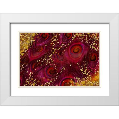 Buried Treasure II White Modern Wood Framed Art Print with Double Matting by Lavoie, Tina