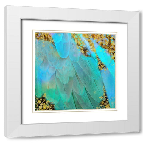 Mid-Summer Magik Twee White Modern Wood Framed Art Print with Double Matting by Lavoie, Tina
