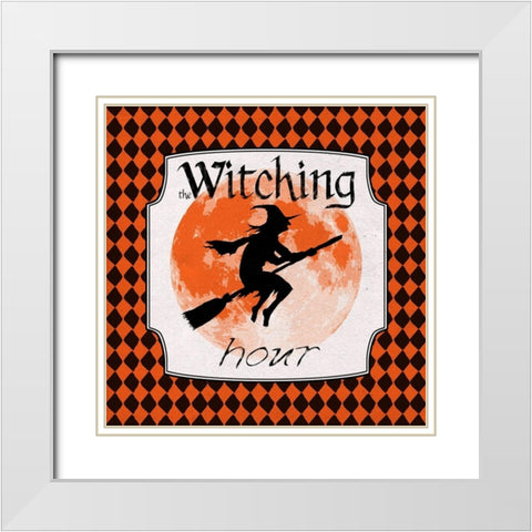 Witching Hour White Modern Wood Framed Art Print with Double Matting by Lavoie, Tina