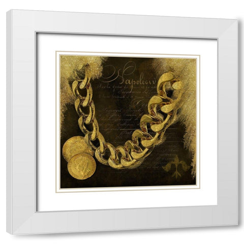 Lor De Napoleon White Modern Wood Framed Art Print with Double Matting by Lavoie, Tina