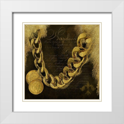 Lor De Napoleon White Modern Wood Framed Art Print with Double Matting by Lavoie, Tina