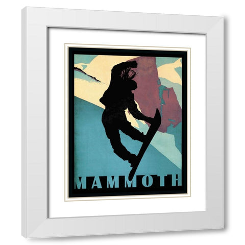 Mammoth Mountain Winter Sports I White Modern Wood Framed Art Print with Double Matting by Lavoie, Tina