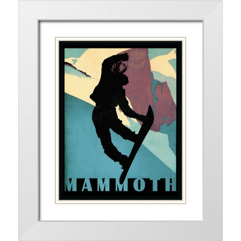 Mammoth Mountain Winter Sports I White Modern Wood Framed Art Print with Double Matting by Lavoie, Tina