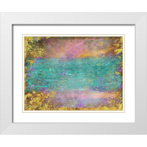 Sunset, Barbados White Modern Wood Framed Art Print with Double Matting by Lavoie, Tina