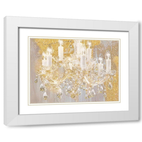 Treasured Cottage White Modern Wood Framed Art Print with Double Matting by Lavoie, Tina