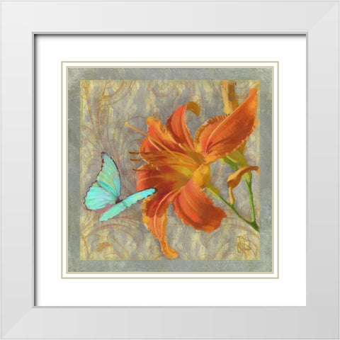 Afternoon In Tuscany II White Modern Wood Framed Art Print with Double Matting by Lavoie, Tina