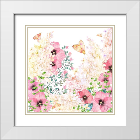 Lazy Summer Afternoon White Modern Wood Framed Art Print with Double Matting by Lavoie, Tina