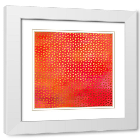 Geometry II White Modern Wood Framed Art Print with Double Matting by Lavoie, Tina