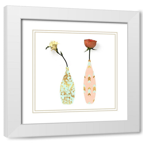 Modern Home II White Modern Wood Framed Art Print with Double Matting by Lavoie, Tina