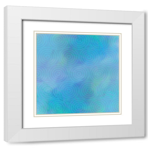 Ripples In The Water White Modern Wood Framed Art Print with Double Matting by Lavoie, Tina