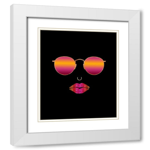 Summer Heat White Modern Wood Framed Art Print with Double Matting by Lavoie, Tina