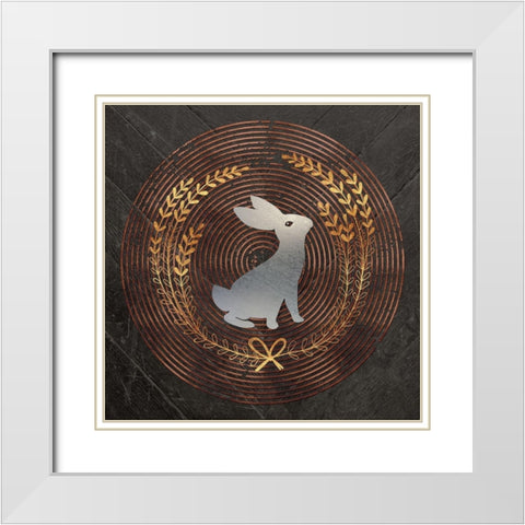 Artisinal Cabin White Modern Wood Framed Art Print with Double Matting by Lavoie, Tina
