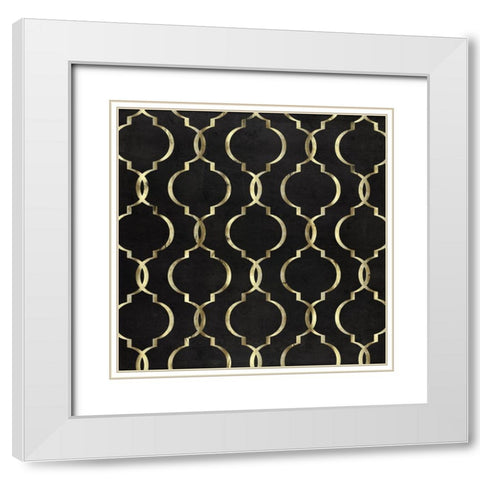 Avenue des Champs-elysees White Modern Wood Framed Art Print with Double Matting by Lavoie, Tina