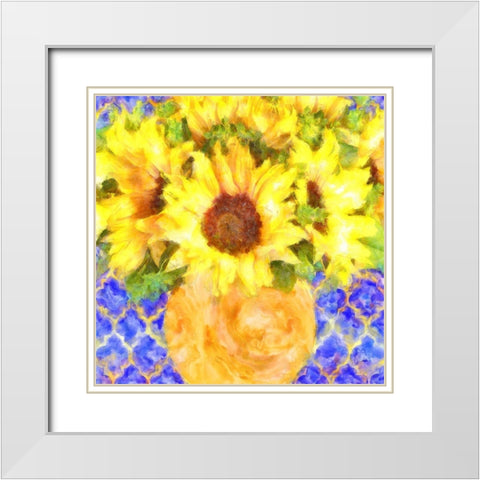 Hello Gorgeous White Modern Wood Framed Art Print with Double Matting by Lavoie, Tina