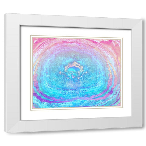 ether White Modern Wood Framed Art Print with Double Matting by Lavoie, Tina