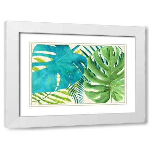 Rainforest Canopy White Modern Wood Framed Art Print with Double Matting by Lavoie, Tina
