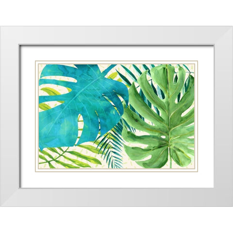 Rainforest Canopy White Modern Wood Framed Art Print with Double Matting by Lavoie, Tina