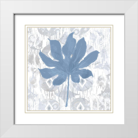 Boho Aralia White Modern Wood Framed Art Print with Double Matting by Lavoie, Tina