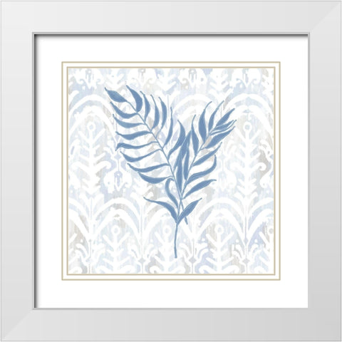 Boho Palms White Modern Wood Framed Art Print with Double Matting by Lavoie, Tina