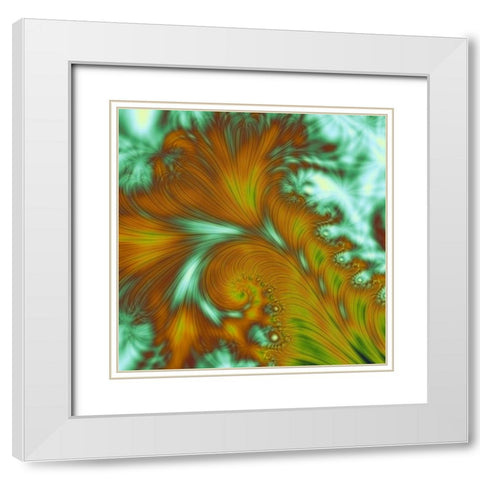 Autumn Afternoon White Modern Wood Framed Art Print with Double Matting by Lavoie, Tina