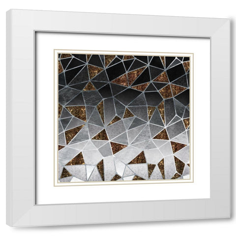 Skyrise White Modern Wood Framed Art Print with Double Matting by Lavoie, Tina