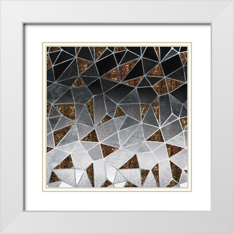 Skyrise White Modern Wood Framed Art Print with Double Matting by Lavoie, Tina