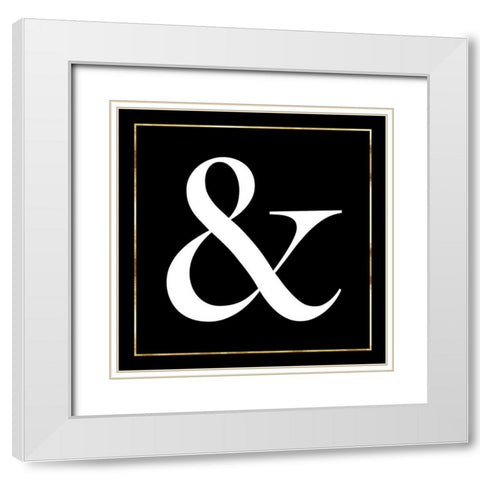 Ampersand White Modern Wood Framed Art Print with Double Matting by Lavoie, Tina