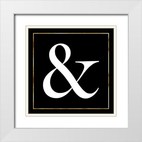 Ampersand White Modern Wood Framed Art Print with Double Matting by Lavoie, Tina
