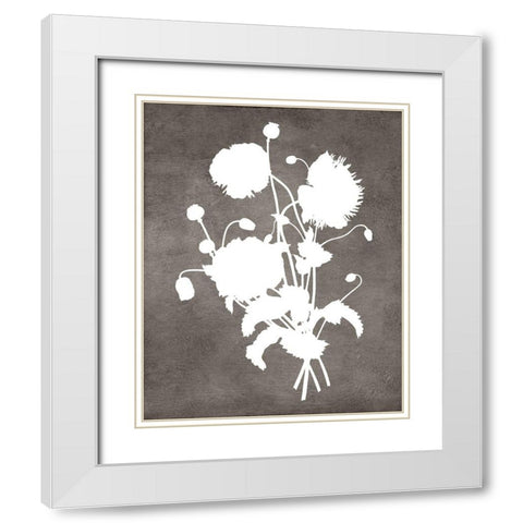 Spirit Poppy III White Modern Wood Framed Art Print with Double Matting by Lavoie, Tina