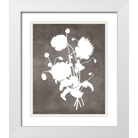 Spirit Poppy III White Modern Wood Framed Art Print with Double Matting by Lavoie, Tina