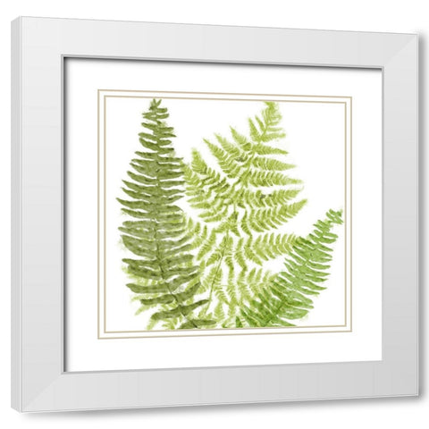 Fresh II White Modern Wood Framed Art Print with Double Matting by Lavoie, Tina