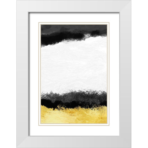 Halcyon II White Modern Wood Framed Art Print with Double Matting by Lavoie, Tina