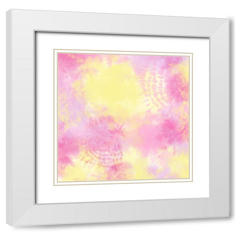 Summer Fun White Modern Wood Framed Art Print with Double Matting by Lavoie, Tina