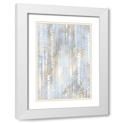 Pastel Boho Abstract I White Modern Wood Framed Art Print with Double Matting by Lavoie, Tina
