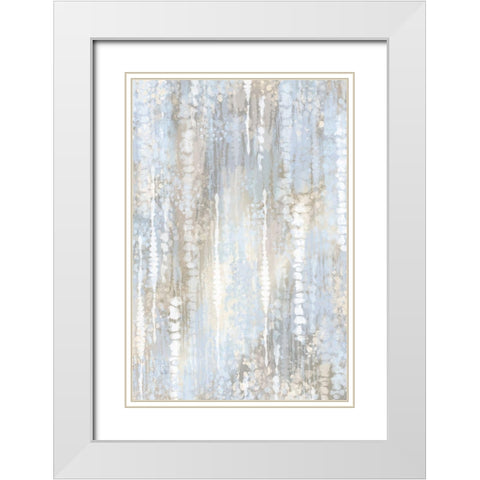 Pastel Boho Abstract I White Modern Wood Framed Art Print with Double Matting by Lavoie, Tina