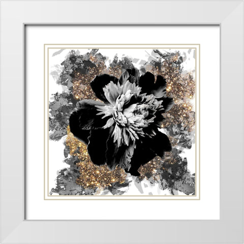 Black Tie White Modern Wood Framed Art Print with Double Matting by Lavoie, Tina