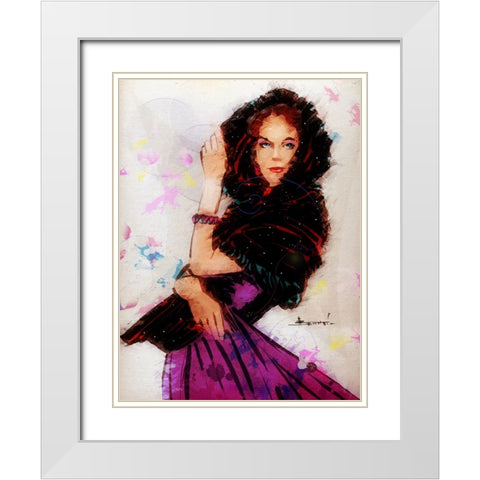 Something In The Way White Modern Wood Framed Art Print with Double Matting by TMBorenstein