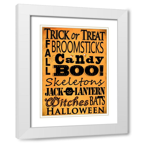 Spirited Sayings White Modern Wood Framed Art Print with Double Matting by Wade, Valarie