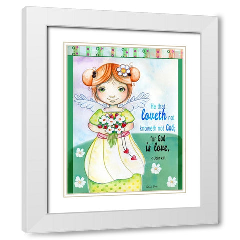 He That Loveth Not White Modern Wood Framed Art Print with Double Matting by Wade, Valarie