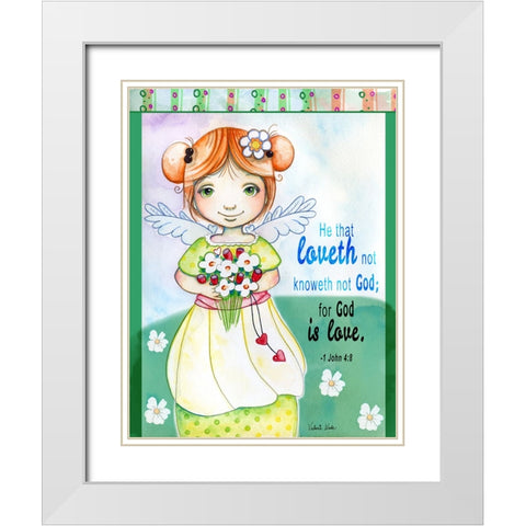 He That Loveth Not White Modern Wood Framed Art Print with Double Matting by Wade, Valarie
