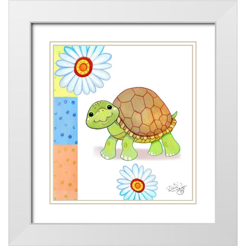 Travel White Modern Wood Framed Art Print with Double Matting by Wade, Valarie