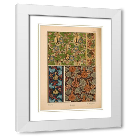 Plate 15 - Courd White Modern Wood Framed Art Print with Double Matting by Vintage Apple Collection