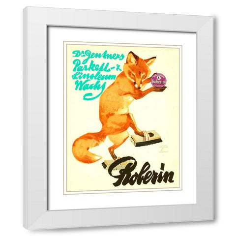 Roberin Hohlwein White Modern Wood Framed Art Print with Double Matting by Vintage Apple Collection