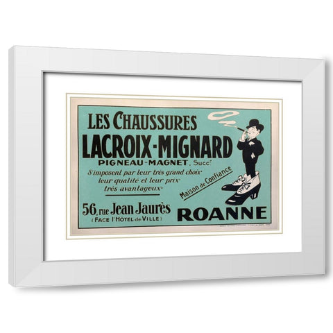 lacroix_mignard_les_chaussures White Modern Wood Framed Art Print with Double Matting by Vintage Apple Collection