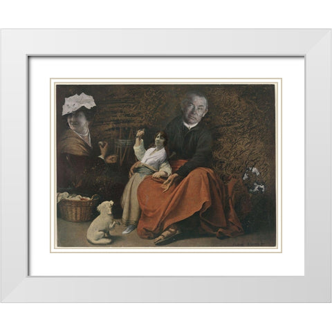 Max Ernst - Untitled White Modern Wood Framed Art Print with Double Matting by Vintage Apple Collection