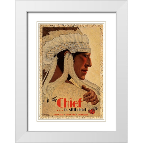 Travel 0278 White Modern Wood Framed Art Print with Double Matting by Vintage Lavoie